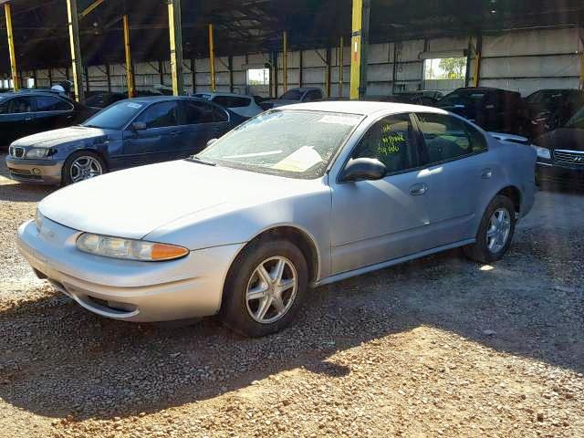 1G3NL52F84C224519 - 2004 OLDSMOBILE ALERO GL GRAY photo 2