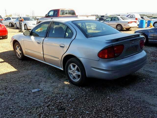 1G3NL52F84C224519 - 2004 OLDSMOBILE ALERO GL GRAY photo 3