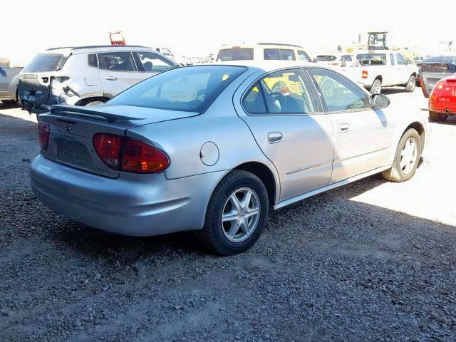 1G3NL52F84C224519 - 2004 OLDSMOBILE ALERO GL GRAY photo 4