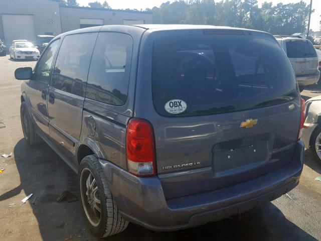 1GNDU23177D107823 - 2007 CHEVROLET UPLANDER L GRAY photo 3