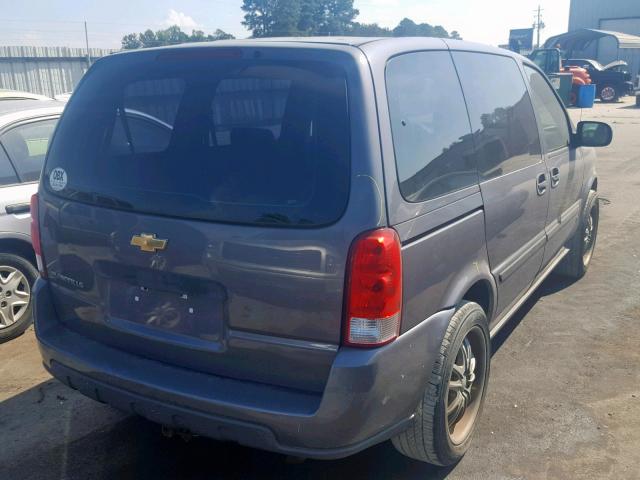 1GNDU23177D107823 - 2007 CHEVROLET UPLANDER L GRAY photo 4