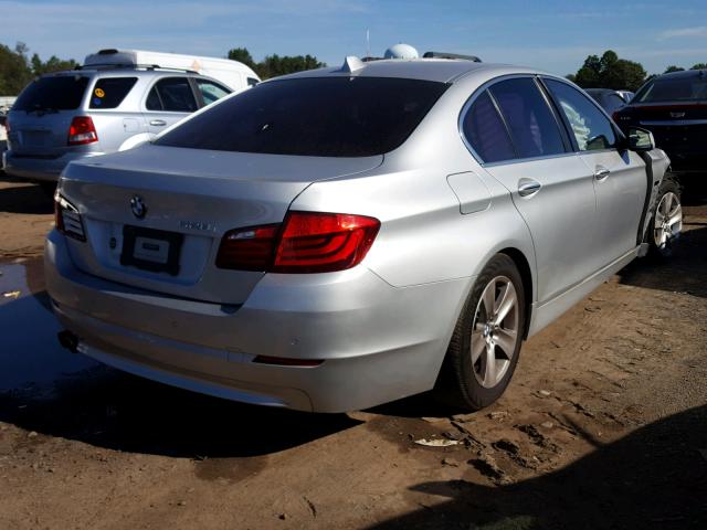 WBAXH5C55CDW04293 - 2012 BMW 528 XI SILVER photo 4