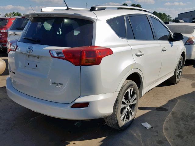 JTMDFREV0FD162396 - 2015 TOYOTA RAV4 LIMIT WHITE photo 4