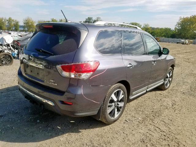 5N1AR2MM9EC608524 - 2014 NISSAN PATHFINDER GRAY photo 4