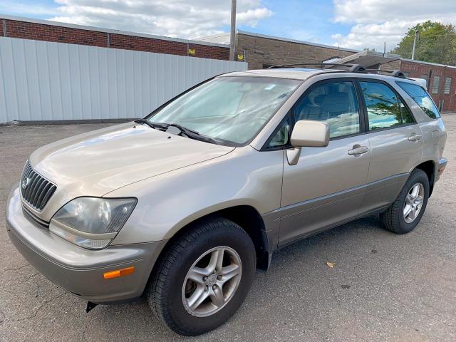 JT6HF10U8Y0137216 - 2000 LEXUS RX 300 BEIGE photo 2