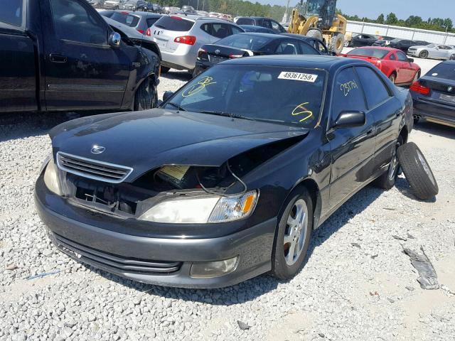 JT8BF28G915106650 - 2001 LEXUS ES 300 BLACK photo 2