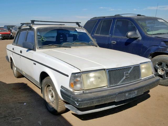 YV1AX884XG1160357 - 1986 VOLVO 244 DL WHITE photo 1