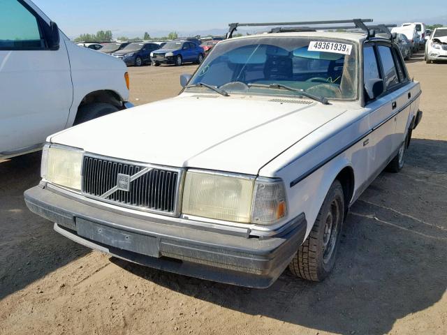 YV1AX884XG1160357 - 1986 VOLVO 244 DL WHITE photo 2