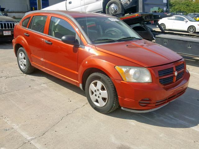 1B3HB28C88D503336 - 2008 DODGE CALIBER ORANGE photo 1