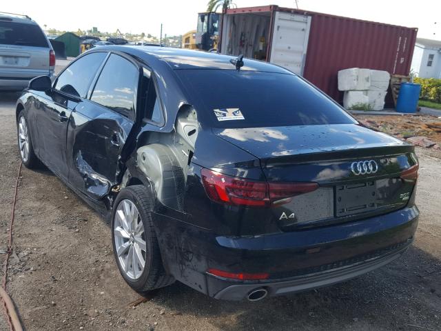 WAUKMAF43JN013677 - 2018 AUDI A4 ULTRA P BLACK photo 3