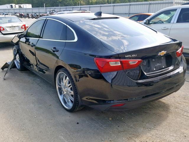 1G1ZB5ST2JF204022 - 2018 CHEVROLET MALIBU LS BLACK photo 3