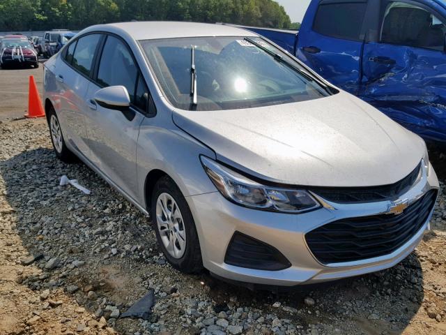 1G1BJ5SM8K7105312 - 2019 CHEVROLET CRUZE SILVER photo 1