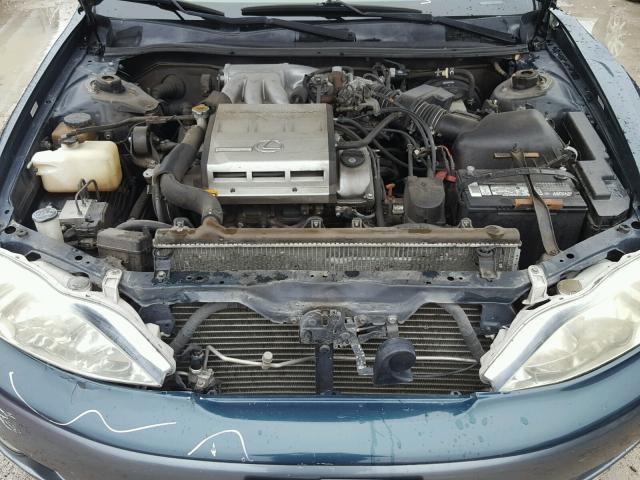 JT8BF22G1V5004130 - 1997 LEXUS ES 300 GREEN photo 7