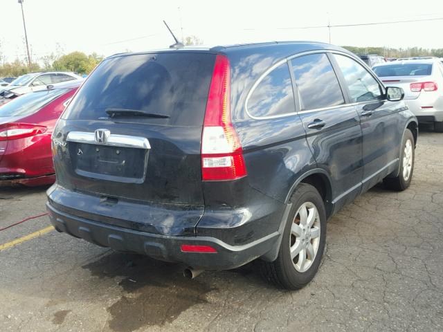 5J6RE48718L031912 - 2008 HONDA CR-V EXL BLACK photo 4