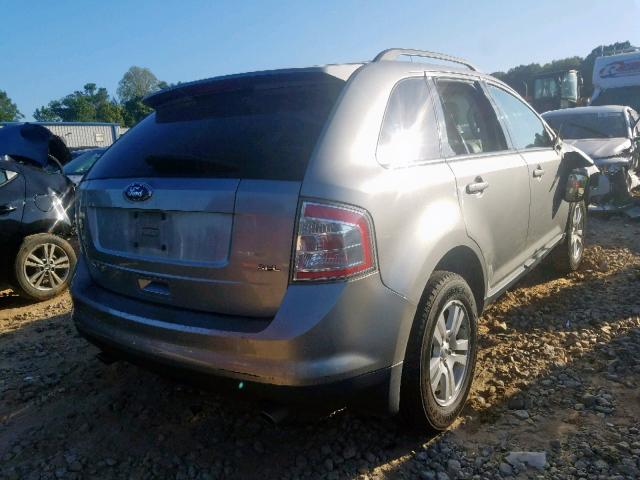 2FMDK38CX8BB13245 - 2008 FORD EDGE SEL SILVER photo 4