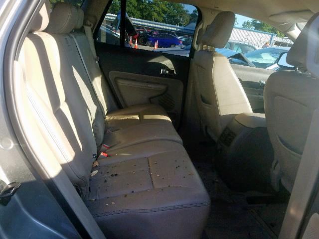 2FMDK38CX8BB13245 - 2008 FORD EDGE SEL SILVER photo 6