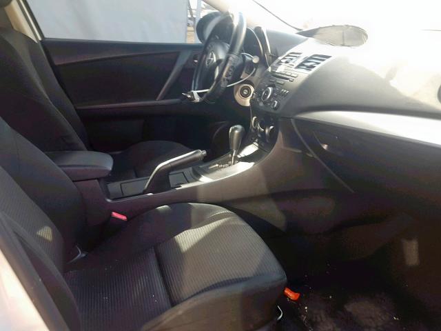 JM1BL1UG7C1529912 - 2012 MAZDA 3 I WHITE photo 5