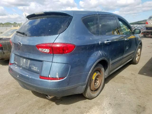 4S4WX85C264431640 - 2006 SUBARU B9 TRIBECA BLUE photo 4