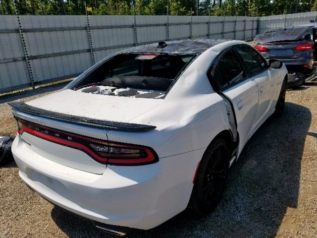 2C3CDXHG8GH133112 - 2016 DODGE CHARGER SX WHITE photo 4