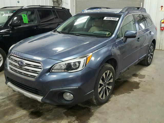 4S4BSELC9F3214347 - 2015 SUBARU OUTBACK 3. BLUE photo 2