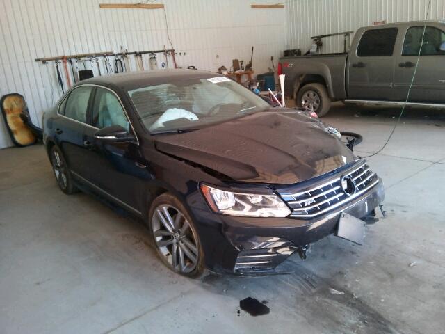 1VWDT7A33HC023483 - 2017 VOLKSWAGEN PASSAT R-L BLACK photo 1