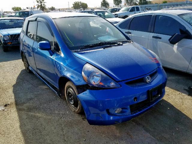 JHMGD38627S036315 - 2007 HONDA FIT S 蓝色 照片 1