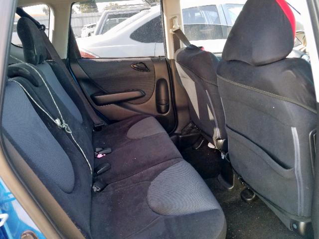 JHMGD38627S036315 - 2007 HONDA FIT S 蓝色 照片 6
