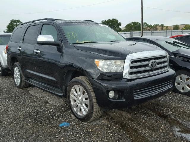 5TDZY67A18S015262 - 2008 TOYOTA SEQUOIA PL BLACK photo 1