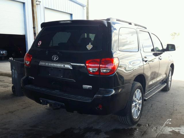 5TDZY67A18S015262 - 2008 TOYOTA SEQUOIA PL BLACK photo 4