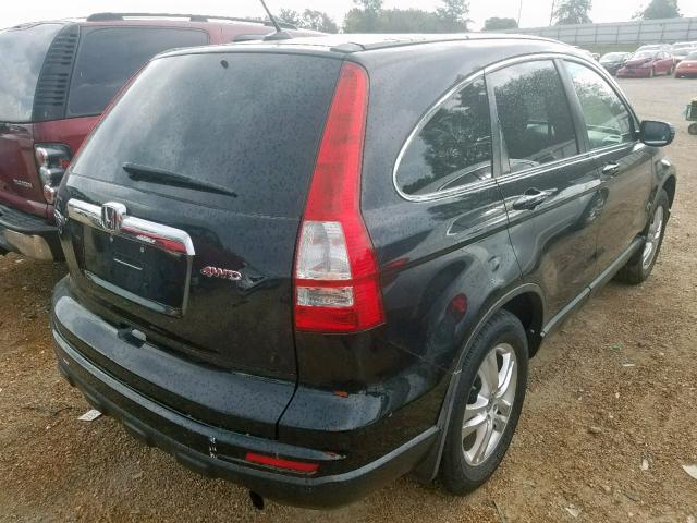 5J6RE4H77AL098794 - 2010 HONDA CR-V EXL BLACK photo 4