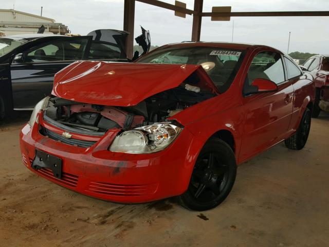 1G1AD1F53A7185292 - 2010 CHEVROLET COBALT 1LT RED photo 2