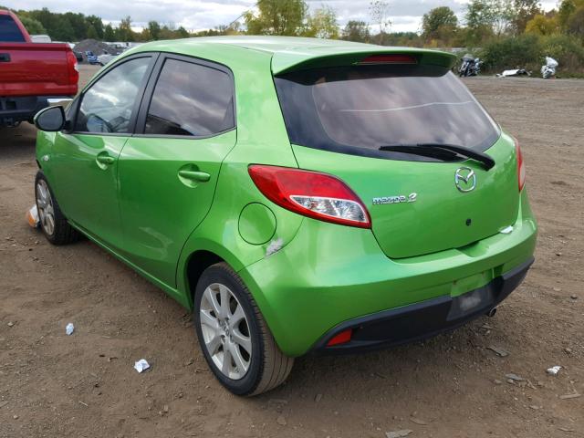 JM1DE1HY2B0127466 - 2011 MAZDA MAZDA2 GREEN photo 3