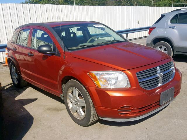 1B3HB48B68D624174 - 2008 DODGE CALIBER SX ORANGE photo 1