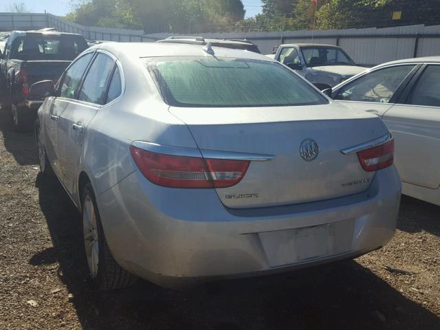 1G4PP5SK3D4135053 - 2013 BUICK VERANO SILVER photo 3