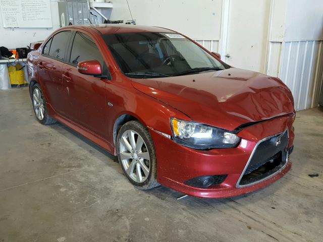 JA32U8FWXFU008579 - 2015 MITSUBISHI LANCER GT RED photo 1