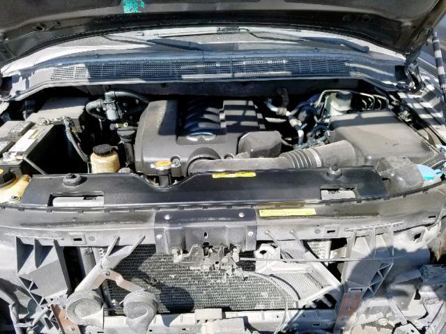 5N3AA08A75N807806 - 2005 INFINITI QX56 GRAY photo 7