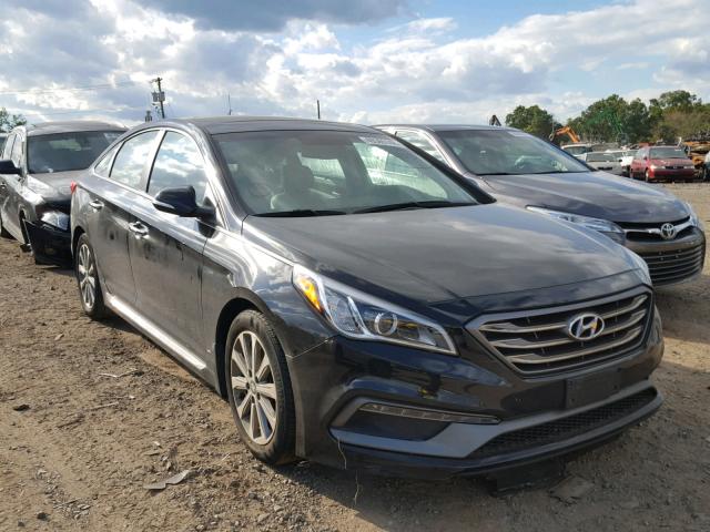 5NPE34AF2HH455146 - 2017 HYUNDAI SONATA SPO BLACK photo 1