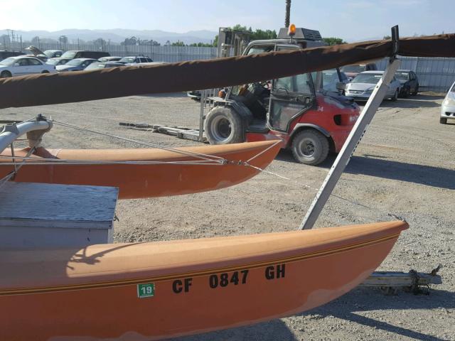 00000CCMF6165M78B - 1978 HOBI SAILBOAT ORANGE photo 5