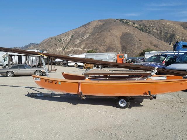 00000CCMF6165M78B - 1978 HOBI SAILBOAT ORANGE photo 9