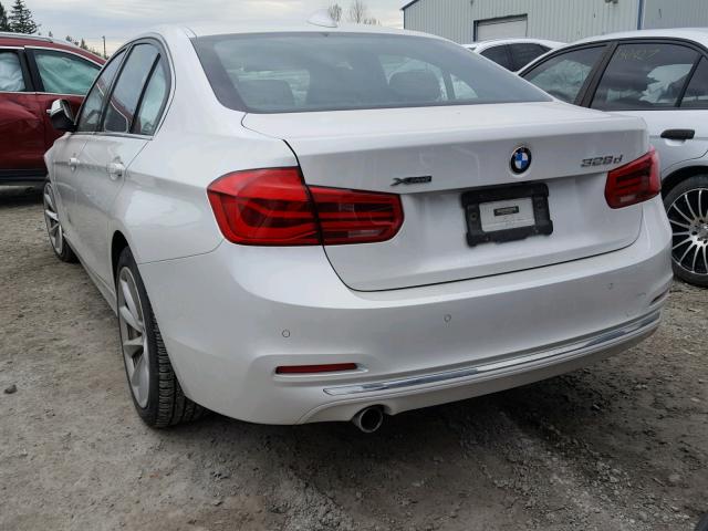 WBA8F1C56GK438497 - 2016 BMW 328 D WHITE photo 3