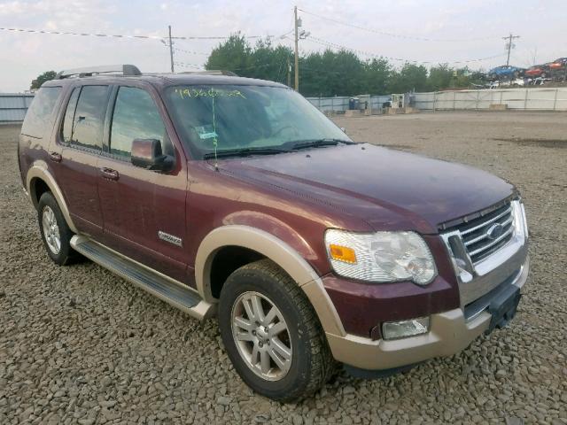 1FMEU74E06UA33392 - 2006 FORD EXPLORER E BURGUNDY photo 1