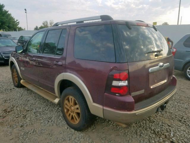 1FMEU74E06UA33392 - 2006 FORD EXPLORER E BURGUNDY photo 3