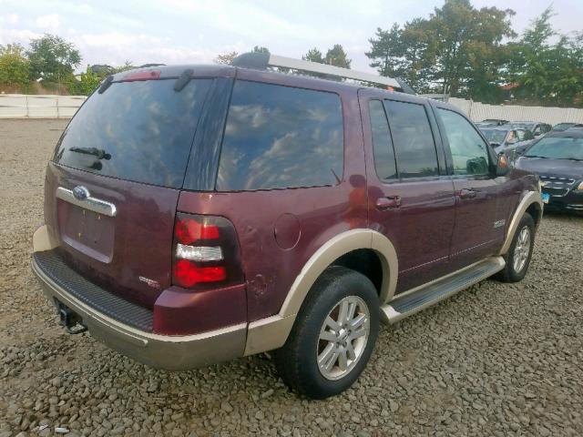 1FMEU74E06UA33392 - 2006 FORD EXPLORER E BURGUNDY photo 4