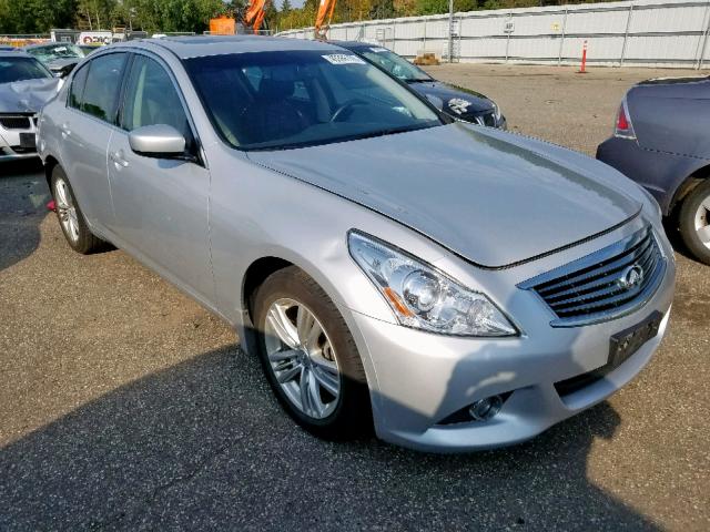 JN1CV6AR2DM354733 - 2013 INFINITI G37 SILVER photo 1