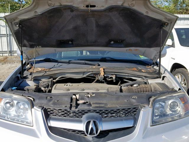 2HNYD186X4H541588 - 2004 ACURA MDX TOURIN SILVER photo 7