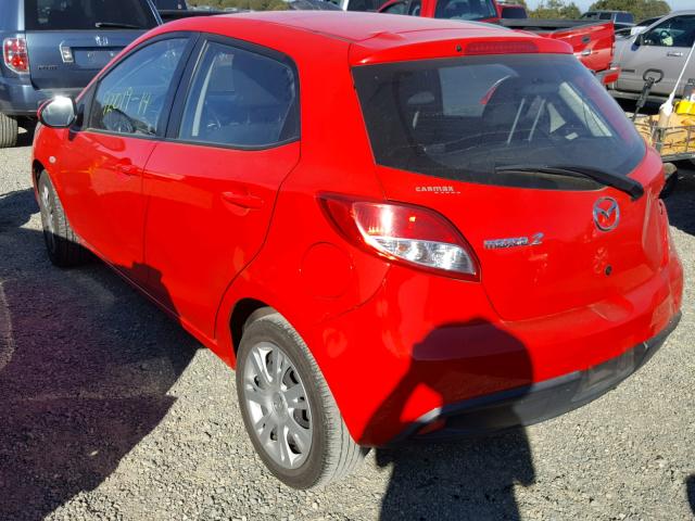 JM1DE1KZXE0186142 - 2014 MAZDA MAZDA2 SPO 红色 照片 3