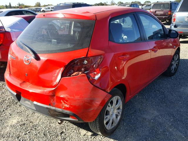 JM1DE1KZXE0186142 - 2014 MAZDA MAZDA2 SPO 红色 照片 4