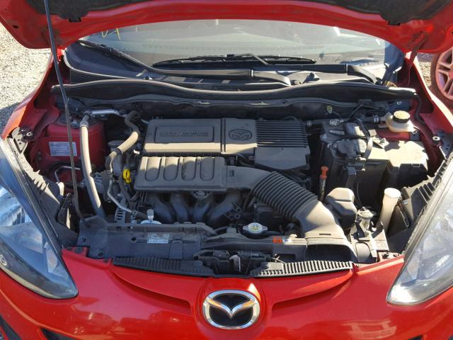 JM1DE1KZXE0186142 - 2014 MAZDA MAZDA2 SPO 红色 照片 7