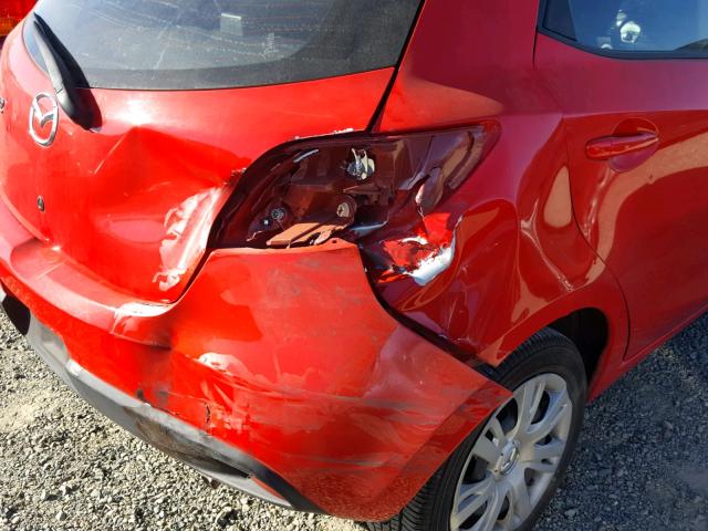 JM1DE1KZXE0186142 - 2014 MAZDA MAZDA2 SPO 红色 照片 9