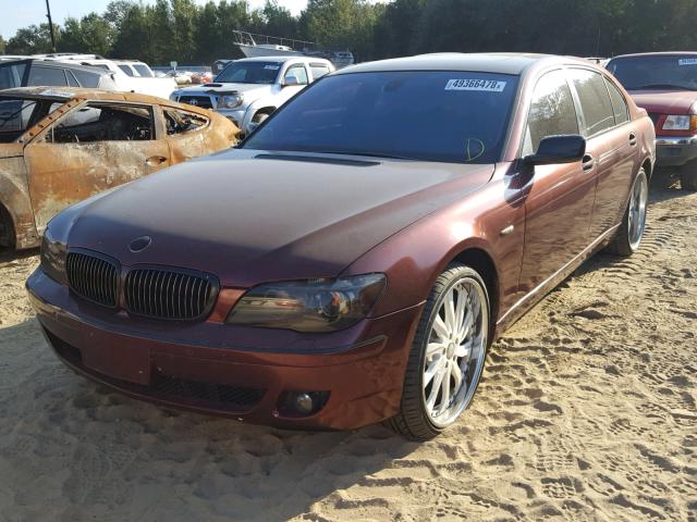 WBAHN83548DT78432 - 2008 BMW 750 LI BLACK photo 2